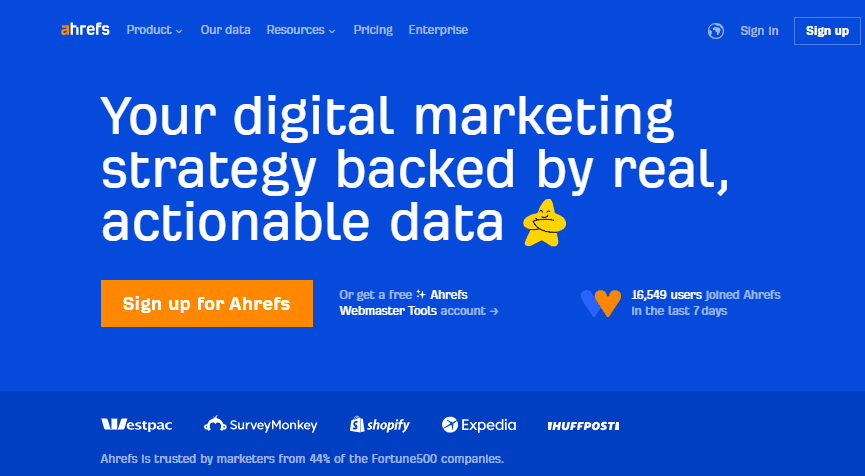 SEO: The Ultimate Guide to Search Engine Optimization (2025) ahrefs dashboard